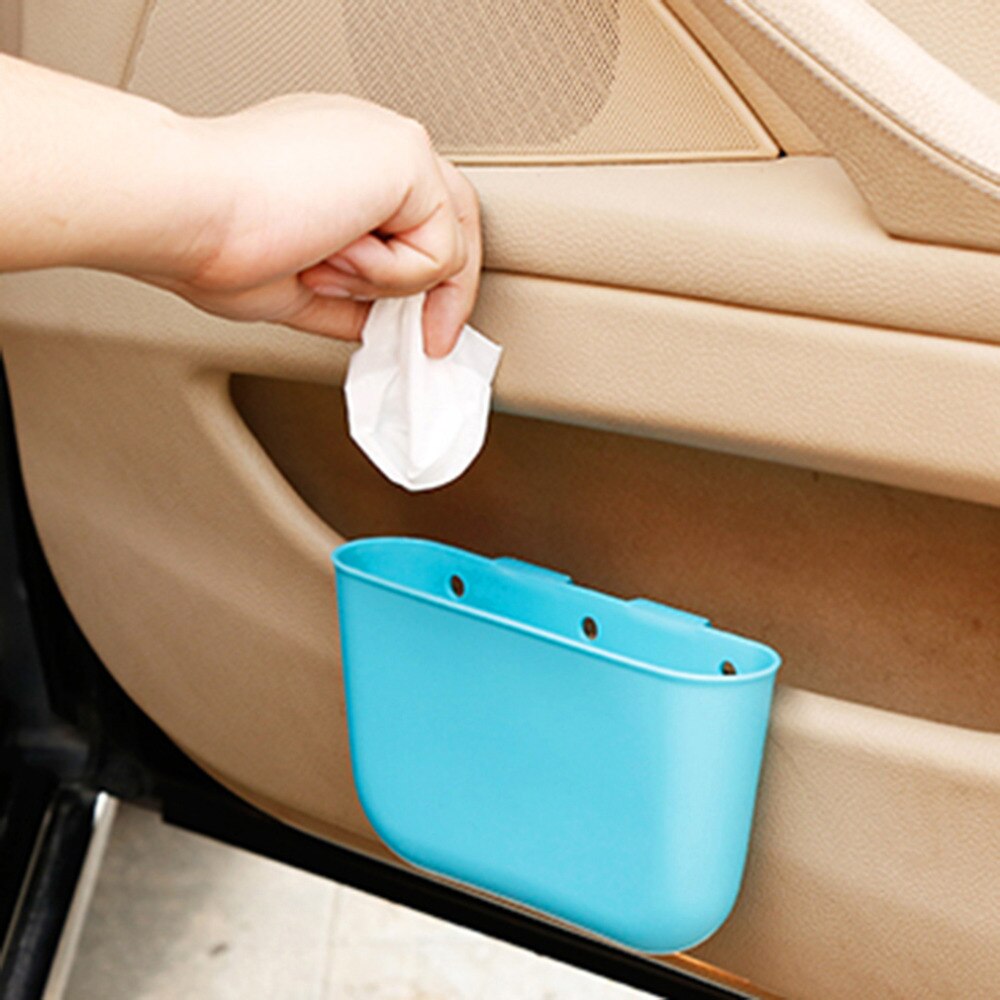 2PCS car storage box plastic car seat gap pocket storage box car trash can car accessories glasses case mobile phone storage