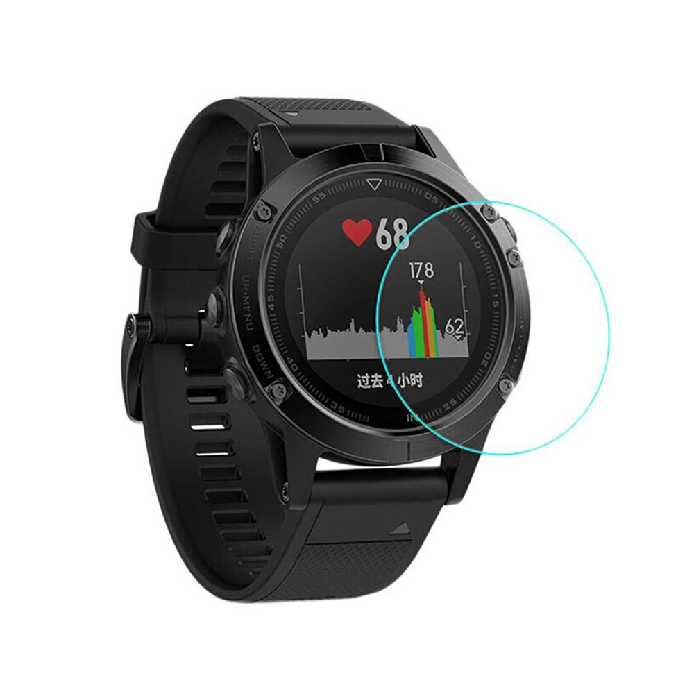 3Pcs Flexibele Gehard Glas Voor Garmin Fenix 5 5S Plus Screen Protector Voor Fenix 6S 6X6 Pro Beschermende Horloge Gezicht Film 9H