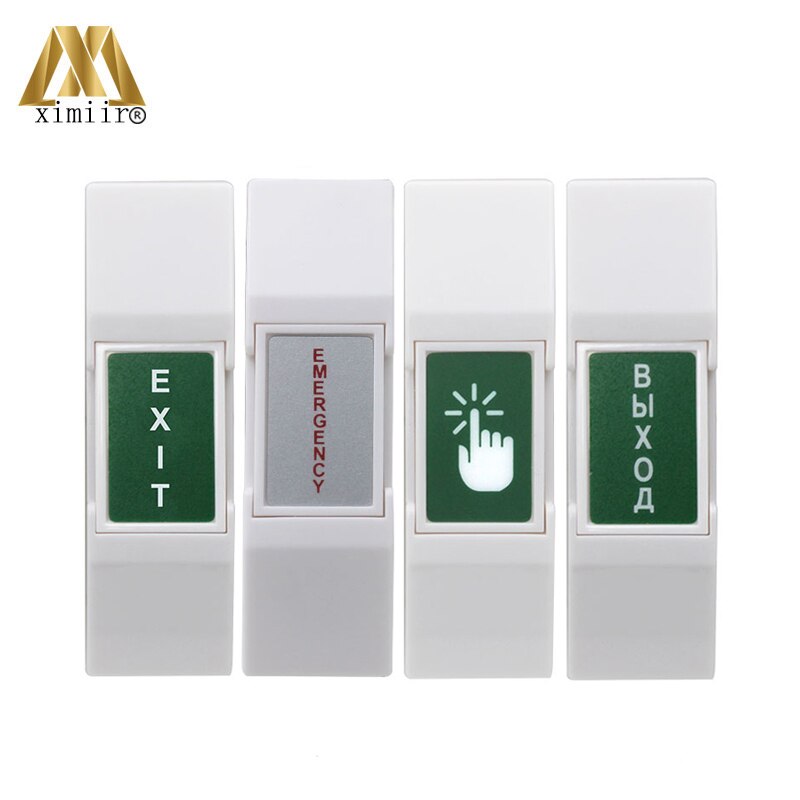 Mini exit button plastic exit switch access control system push exit button release button door open button E18