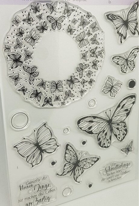 Alphabet Blätter Transparent Gummi Stempel DIY Scrapbooking
