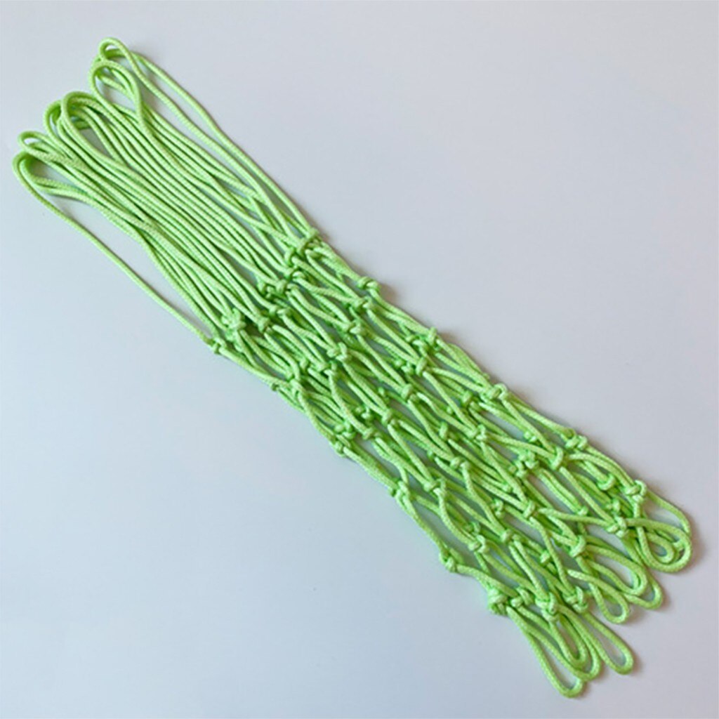 Outdoor Basketball Rim Net Glow in The Dark Nylon Glowing Basketball Net baloncesto basketball баскетбол баскетбольный мяч