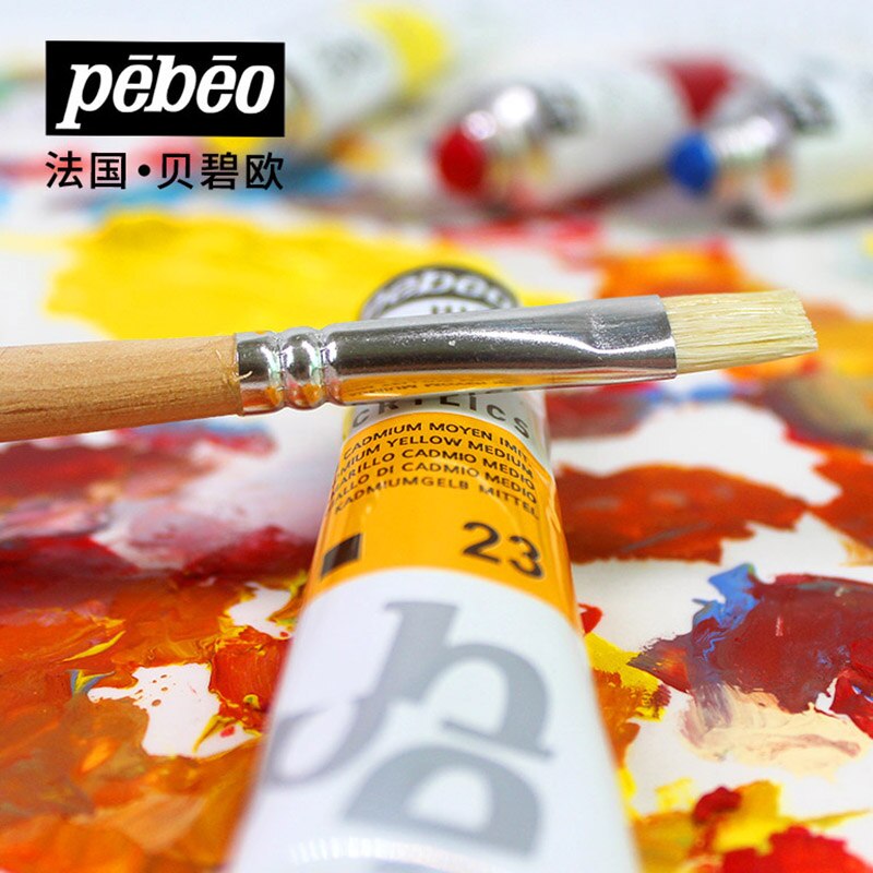 20ml pebeo akrylmaling farve kunst maleri maling til stof negle tøj træ til kunstner – Grandado
