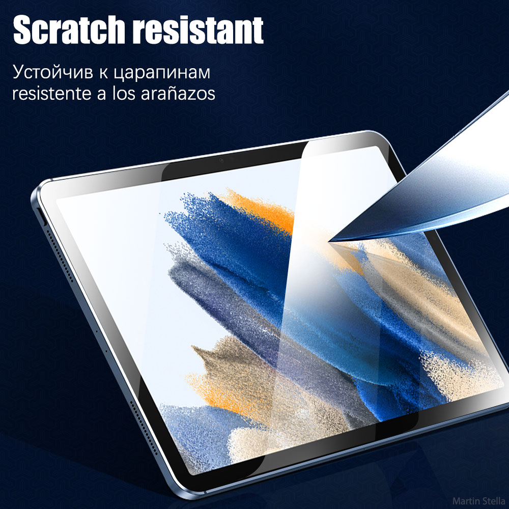 Protector de pantalla de vidrio templado para Samsung Galaxy Tab S6 Lite, S7 Fe Plus, S8 Ultra, A7 Lite, A8, S4, S5e, 2 unidades