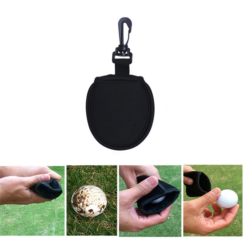 Sac d&#39;essuyage de balle de Golf, nettoyeur de balle de Golf, rondelle de poche, lave-balle de Golf, petite boule, chiffon d&#39;essuyage, outil Portable d&#39;époussetage de balle de Golf