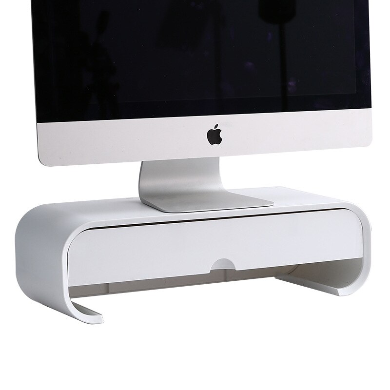 Étagère de rangement pour écran d&#39;ordinateur, une pièce, pour moniteur de bureau, pour ordinateur portable, avec tiroir