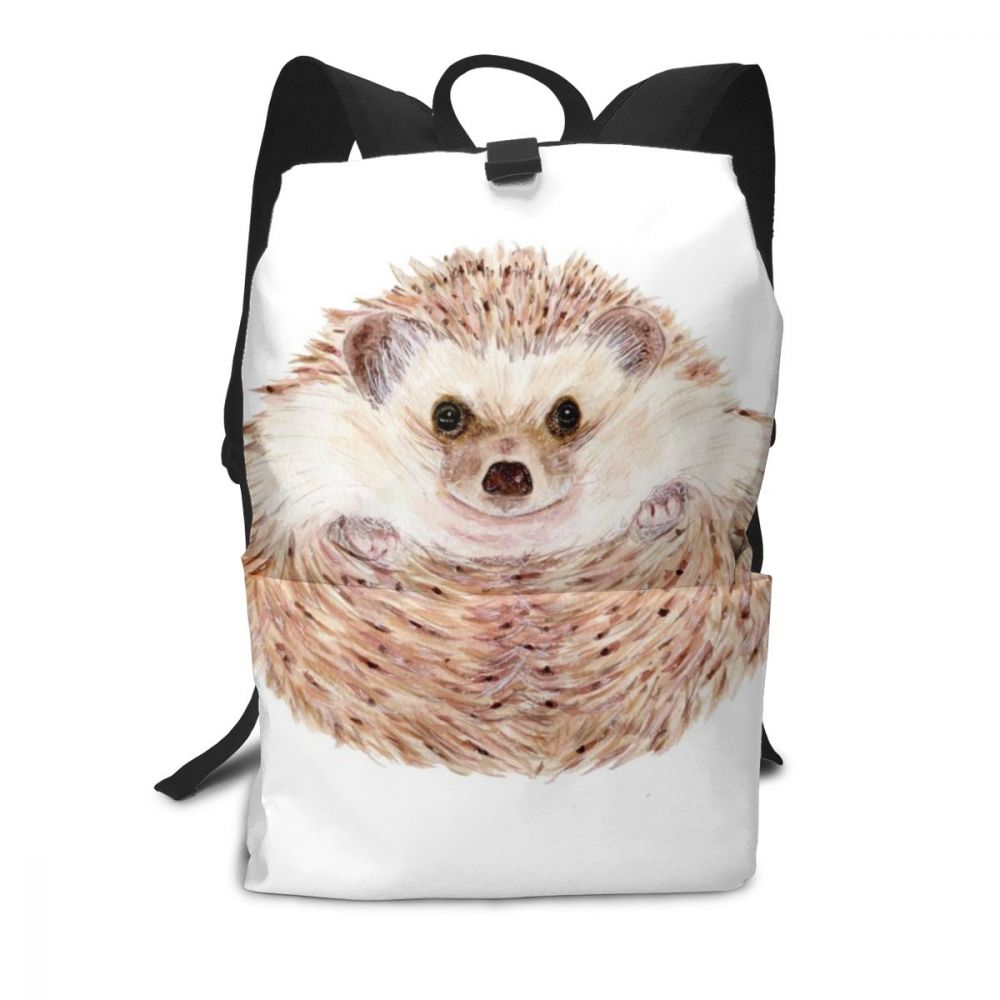 Hedgehog Backpack Hedgehog Backpacks School Bag Men - Women Pattern Trending Student Bags: Hedgehog