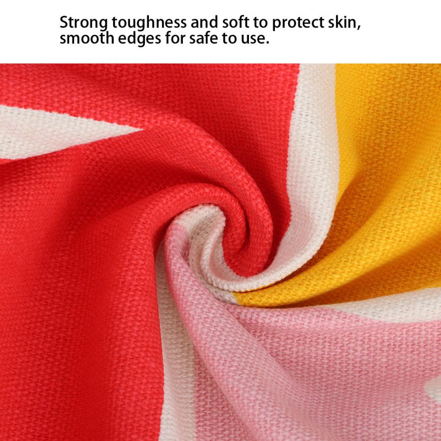 Baby legemåtte kravletæppe 190 x 70cm bomuld blødt kravletæppe spil rektangel måtte babyværelse dekoration spædbarnstæppe