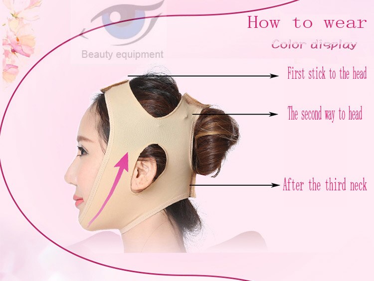 Gesicht-lifting mask V gesicht heben bandage artefakt Ziehen Sie die doppel kinn Micro kunststoff chirurgie zu wiederherstellung die gesichts linie carvi