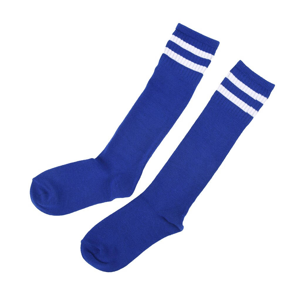 1 Pair Children Sport Football Socks Soccer Long Socks High Sock Baseball Hockey Basketball Running Football Training Socks: Blue