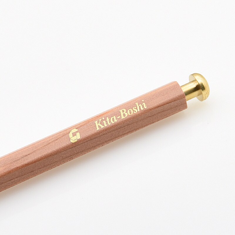 Messing og træ automatisk blyant 2mm med æskesæt