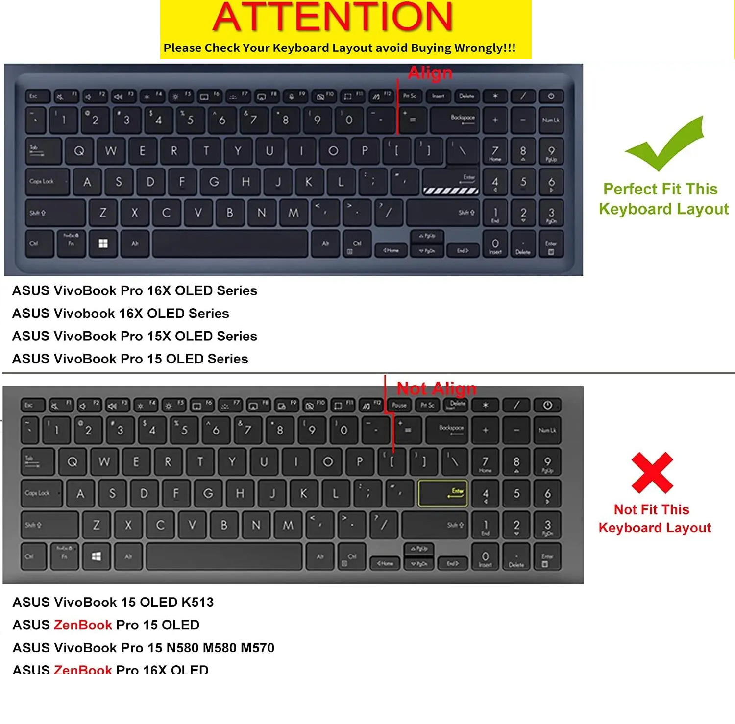 For Asus Vivobook 15 F1504 X1504 X1504ZA X1504V X1504VA X1504Z 15.6 inch Silicone Laptop Keyboard Cover Skin Protector