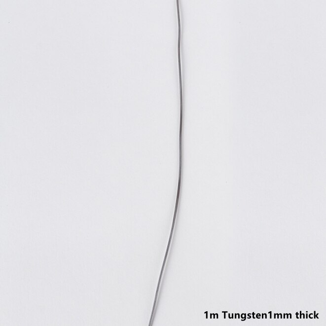 Soporte colgante de alambre de tungsteno de cerámica de 1m, colgante pequeño especial para horno de alta temperatura, muebles de 2/3mm: Gris claro