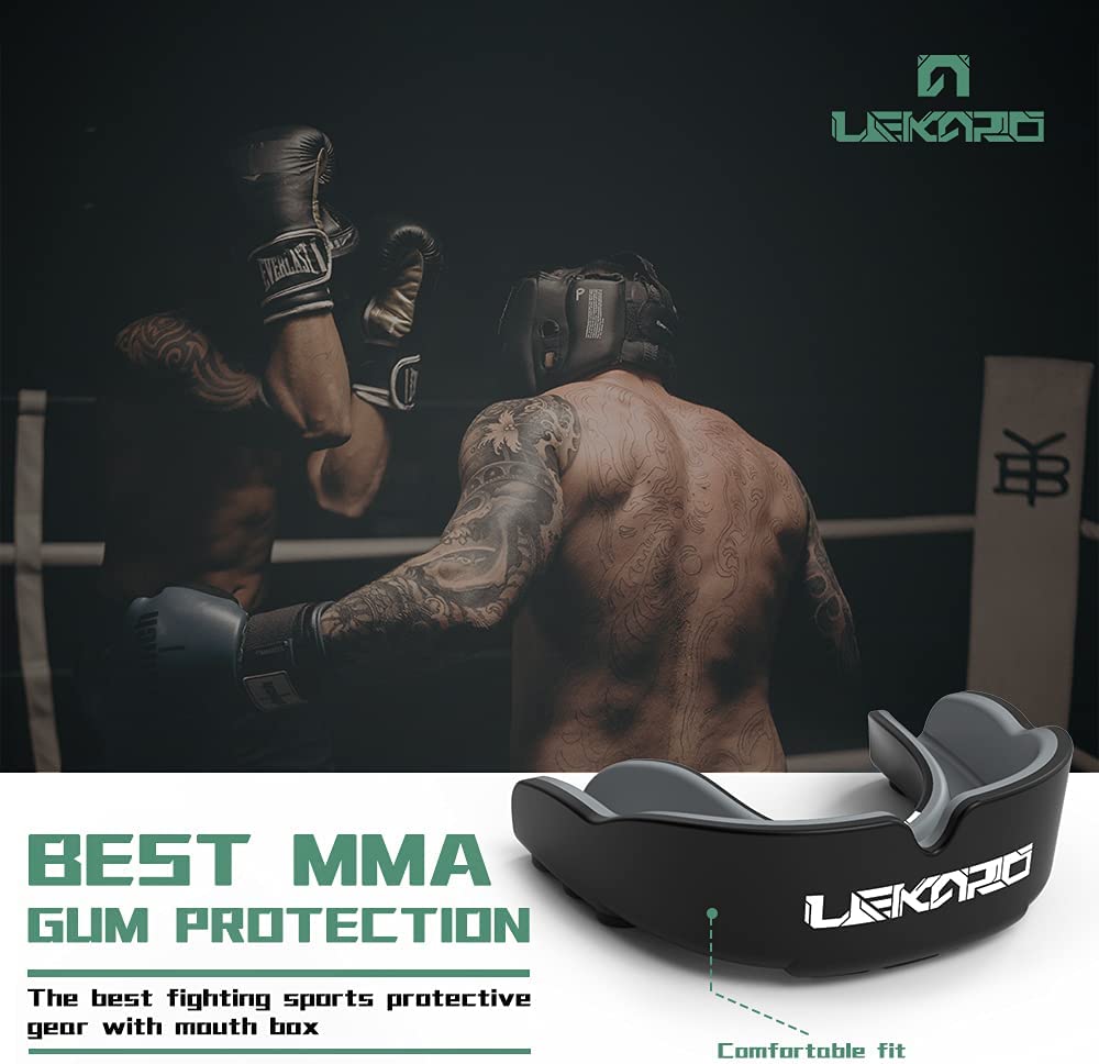 Protector bucal para entrenamiento de lucha para adultos, protección dental, boxeo, deportes, Mma, Muay Thai, protector bucal de lucha para niños