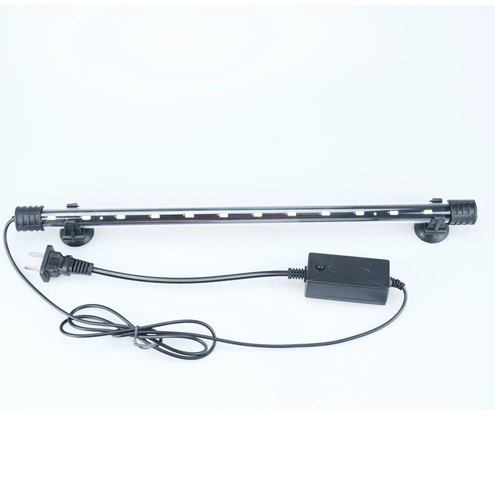 Luz LED impermeable para acuario, lámpara de pecera subacuática, decoración de acuarios, iluminación de plantas de 18-48CM, 220-240V, chip 5050
