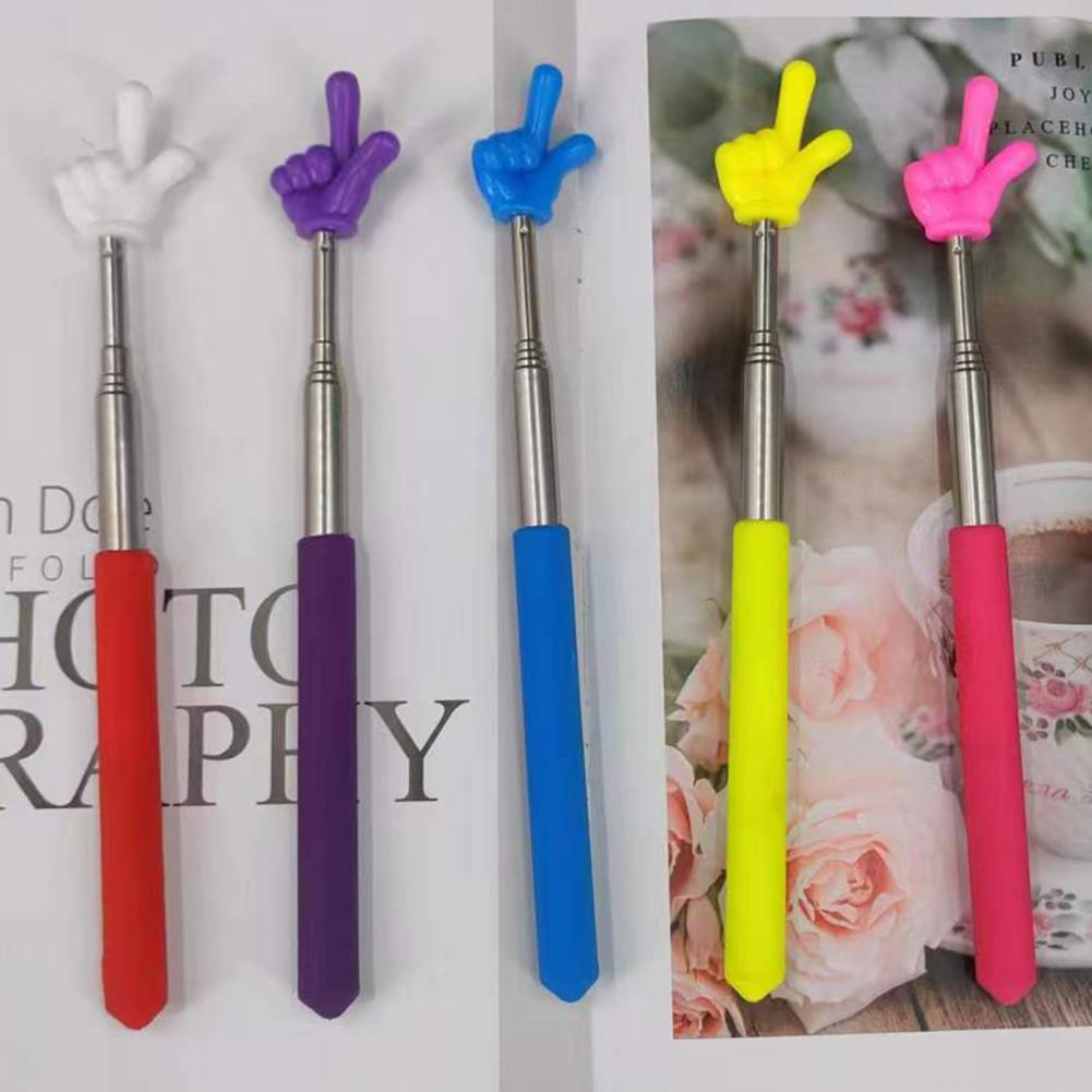 Finger Pointer Stick Retractable Portable Teachers Pointer Handheld Presenter Classroom Whiteboard Pointer Presentation Pointers