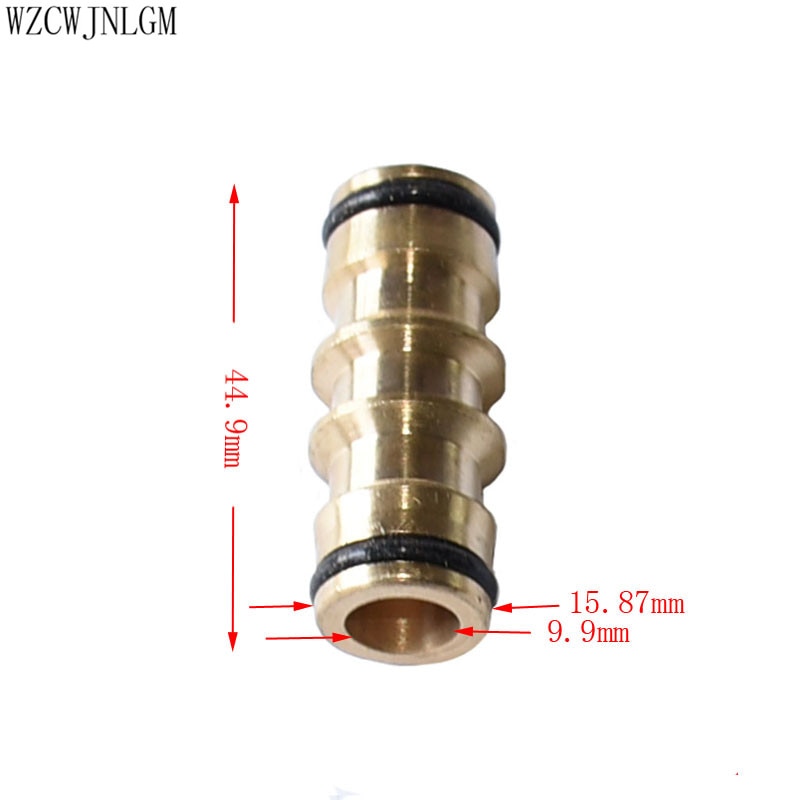 Puutarhakastelu messinki kaksisuuntainen pikaliitin letku huoltotyökalu adapteri puutarhakastelu 5/8 " liitin 1 kpl