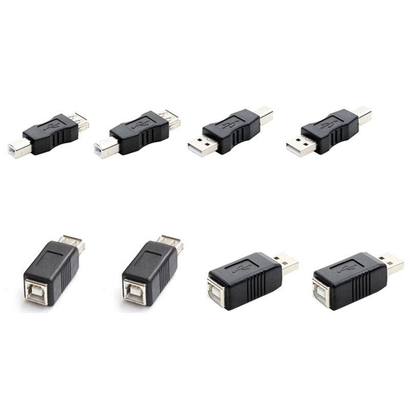 USB 2.0 A Female To USB B Print Male Adapter Converter Print Converter Adapter Connector USB 2.0 Port: Default Title