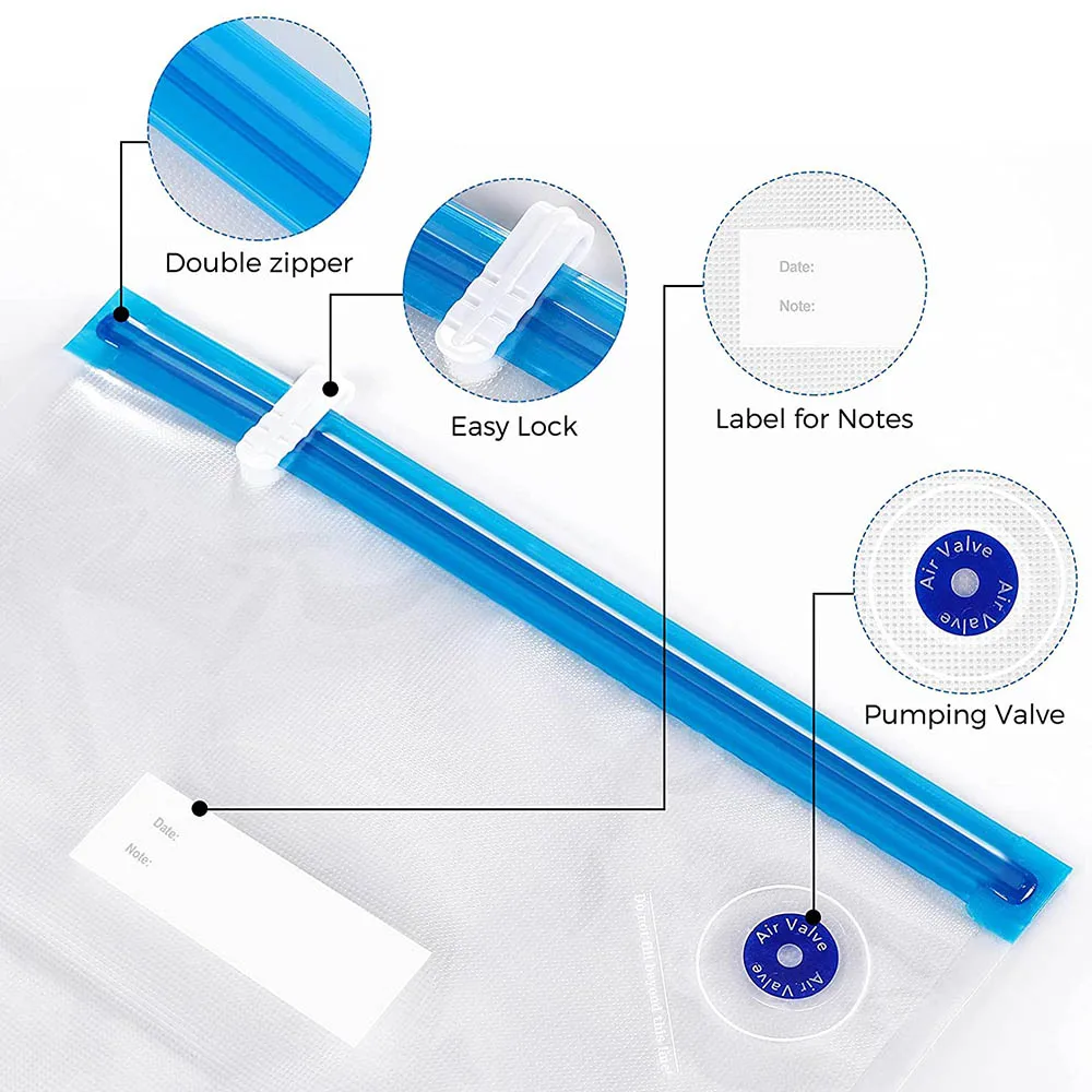 1-30 sacs de stockage de Filament sac sous vide imprimante 3D PLA/ABS/TPU sèche-Filament sécurité résistant à l'humidité pour les pièces d'imprimante 3D