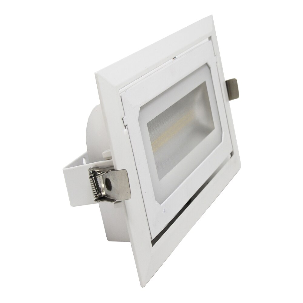 FactorLED Foco Proyector LED 40W Osram Chip, Rectangular 120º, Empotrable, Iluminación Interior, Temperatura Luz Seleccionable