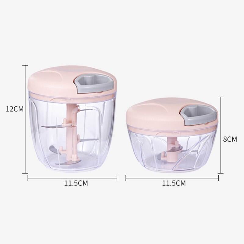 Manual Food Grinder Fruits Vegetable Cutter Mixer Shredder Kitchen Food Chopper Mincer MU8669