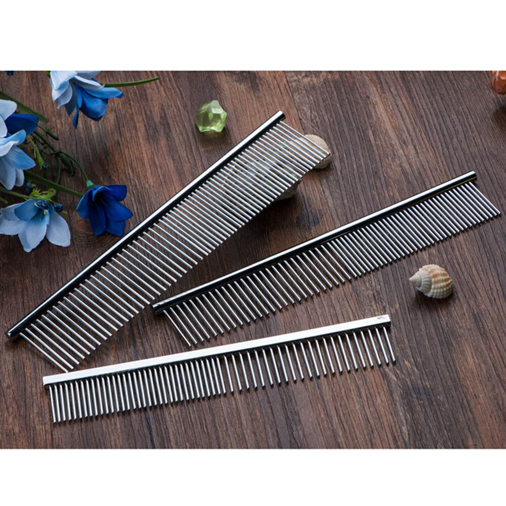 Metalen Kam Voor Honden Rvs Huisdier Hond Kat Pin Kam Haar Borstel Hairbrushcomb Honden Katten Huisdieren Acessorios Pet Grooming