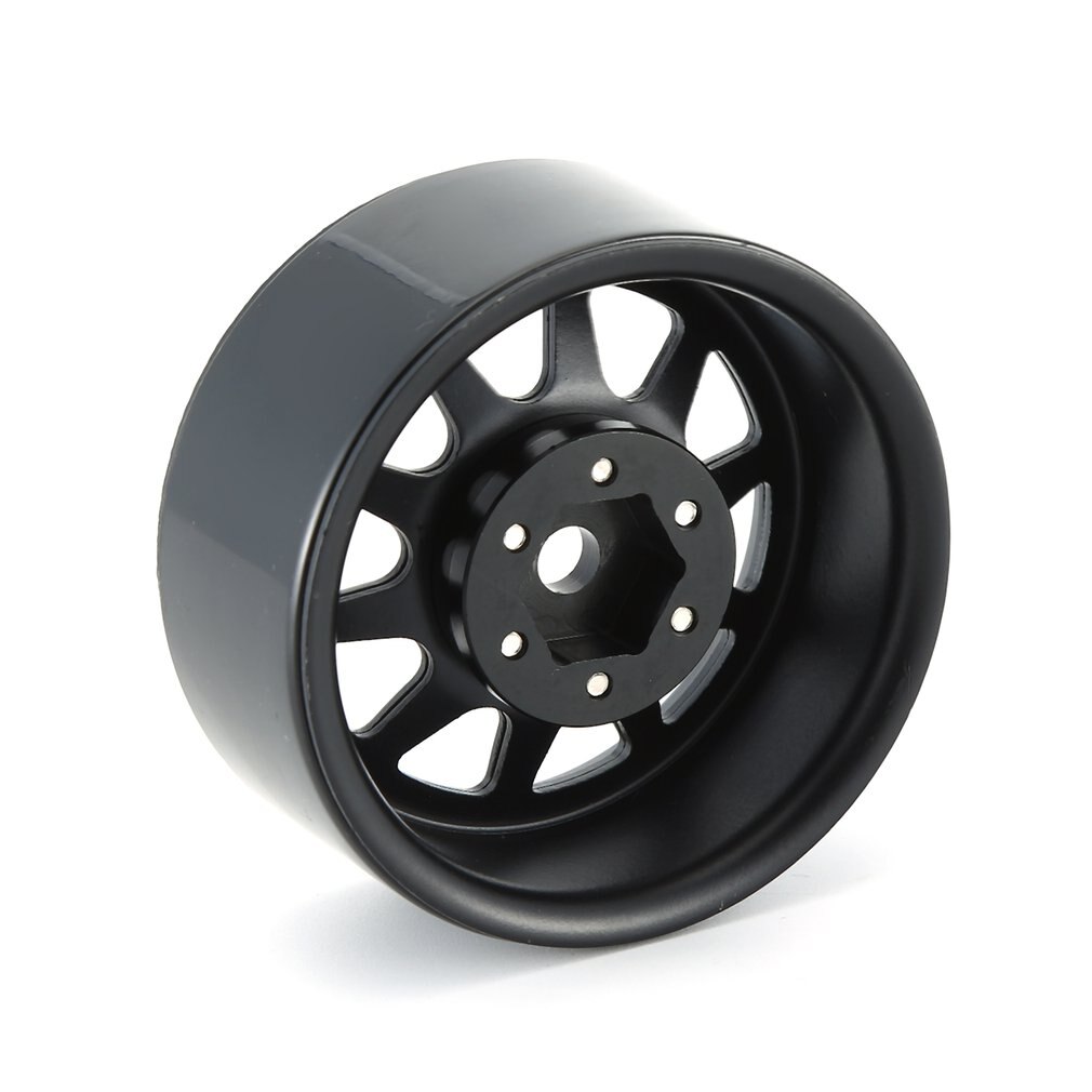 107g/pcs Metal Alloy 1.9 Beadlock Wheel Rims for 1:10 RC Crawler Axial SCX10 AXI03007 90046 Traxxas TRX4 Redcat GEN8