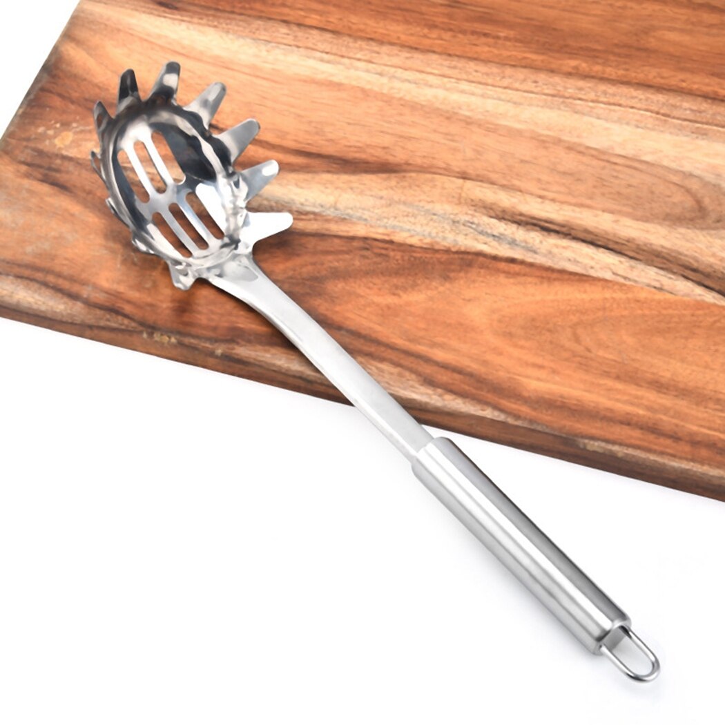 1PC Stainless Steel Spaghetti Server Claw-Shaped Long Handle Noodle Spoon Cooking Tool Pasta Server Kitchen Accessories