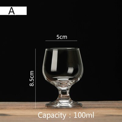 Cognac Brandy Glasstransparent Hoge Capaciteit Beker Rode Wijn Glas Scented Cup Pak Whisky Vodka Bar Restaurant Drinkbeker: A-1PC