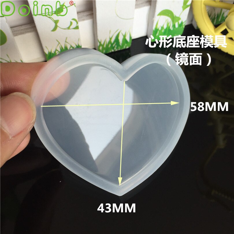 Geometric Mud Board Silicone Mold Base Plate Molds Pendant Necklace Resin Jewelry Making Mould Clay Tools: 01