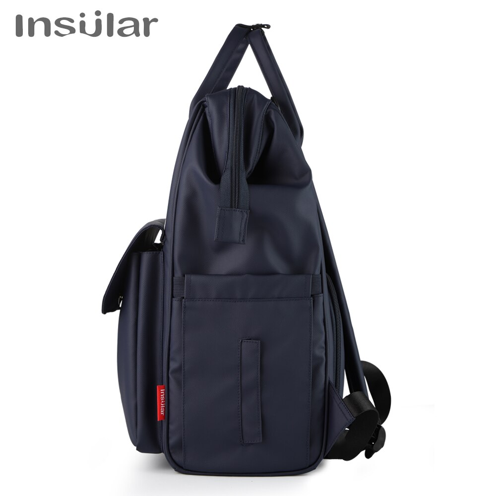 INSULAR diaper bag Multifunctional Mummy Backpack Handheld Large Capacity Baby bag Mummy Maternity Nappy Bag
