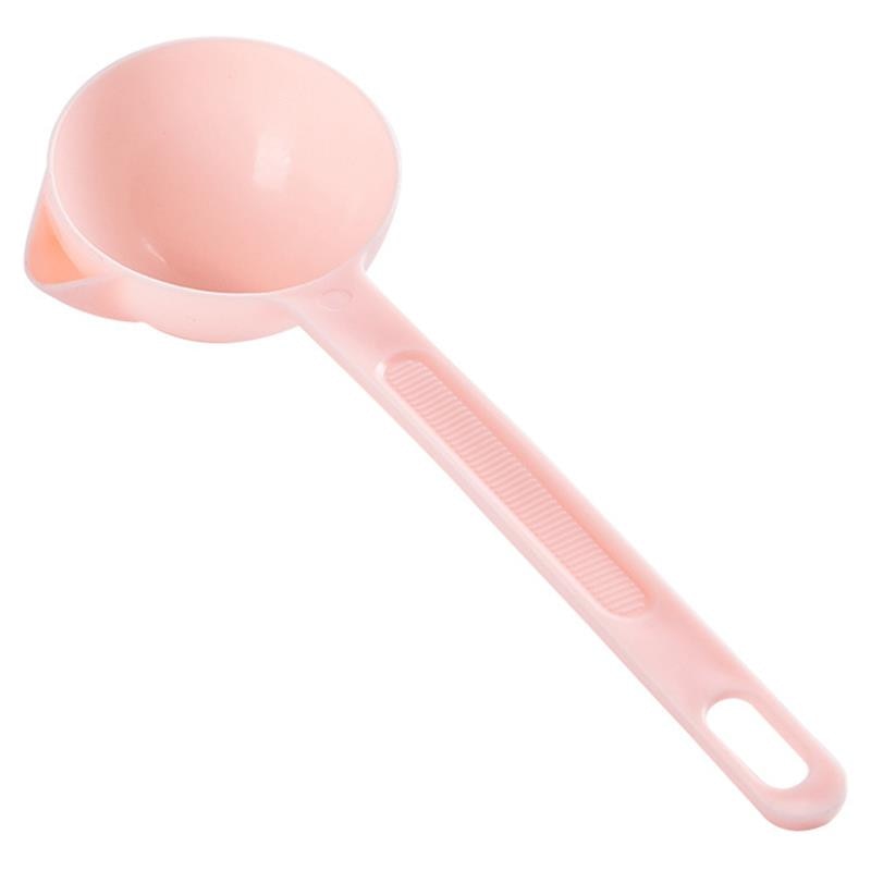 1Pc Effen Kleur Olie Separator Lepel Anti-Brandwonden Plastic Olie Filter Lepel Olie Soep Separator Keuken Gereedschap Accessoires: Pink