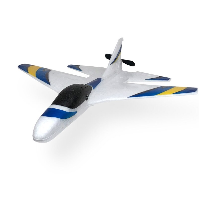 Elektrische Vliegtuig Fighter Bubble Plane Fixed-Wing Hand-Thg Vliegtuigen Model Lichtgevende Uitwerpen Speelgoed: Blue