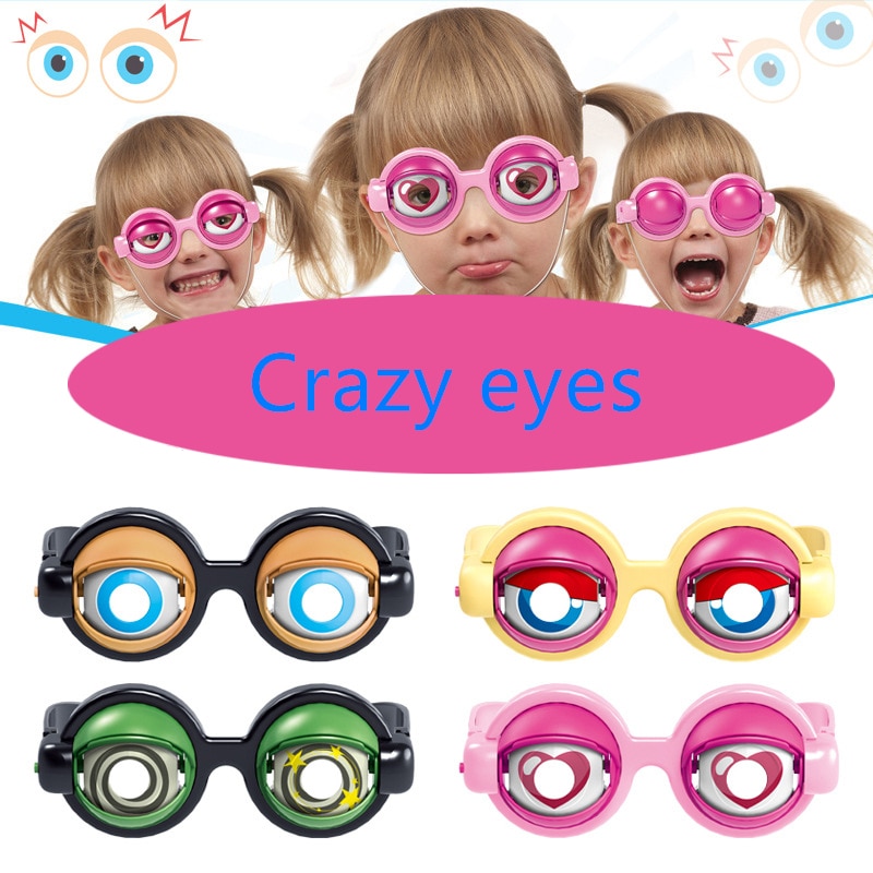 Crazy Ogen Speelgoed Supplies Kids Party Favor Funny Pranks Bril Voor Kerst Plastic Bril Speelgoed Kinderen Speelgoed