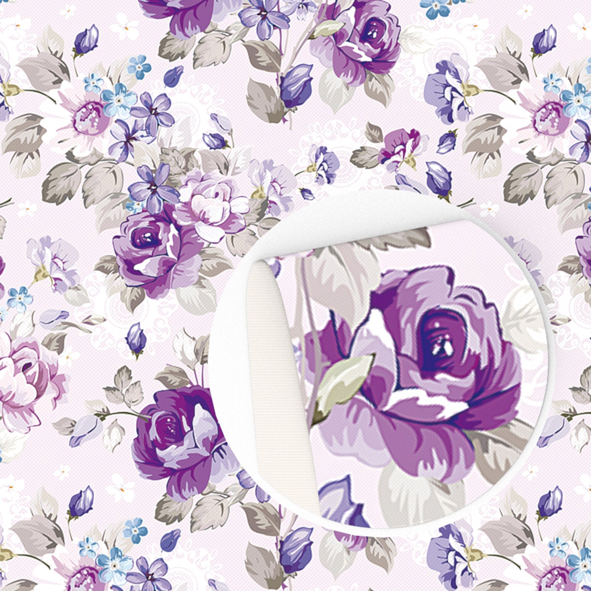 Flower Series Faux Leather Spring PVC Synthetic Leather A4 size DIY Earrings Bow Bags Material Vinyl Fabric,1Yc16604: 1128351