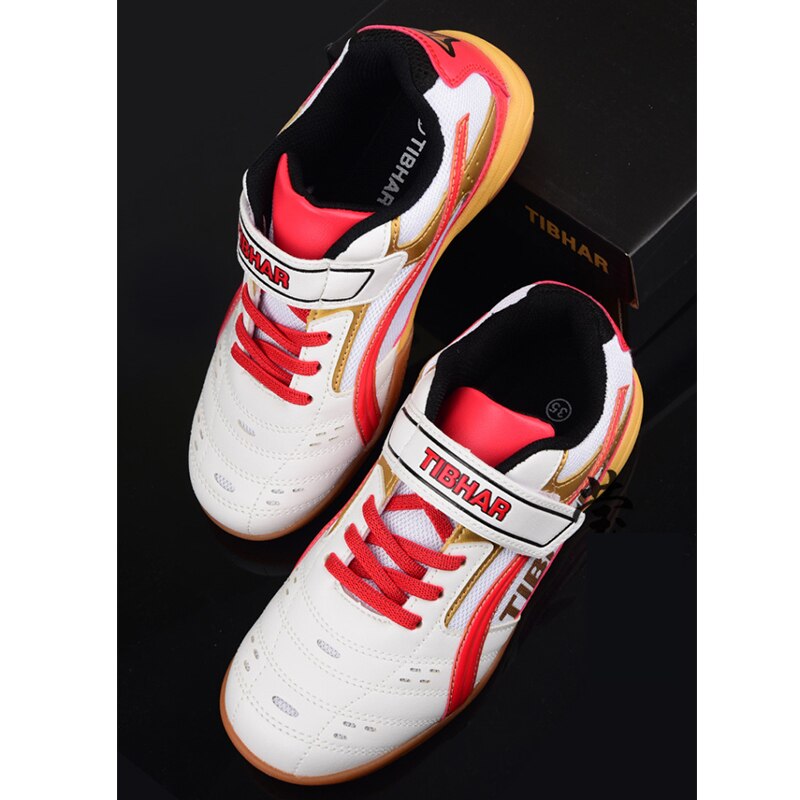 Original Tibhar Children Table Tennis Shoes For Kids Boy Girls table tennis Ping Pong Sport game Sneakers