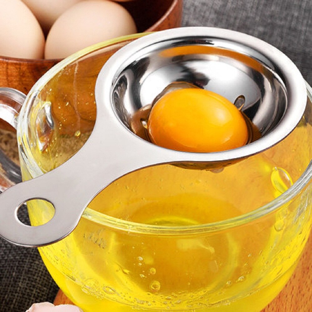 Household Tools Baking Stainless Steel Egg Protein Separator Leaky Egg White Separate Yolk Separator Egg Liquid Filter