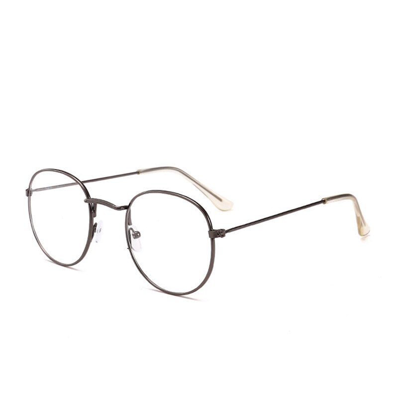 Korean Glasses Frame Retro Gold Eyeglass Frame Spectacles Round Computer Glasses Unisex NO Degrees 3447