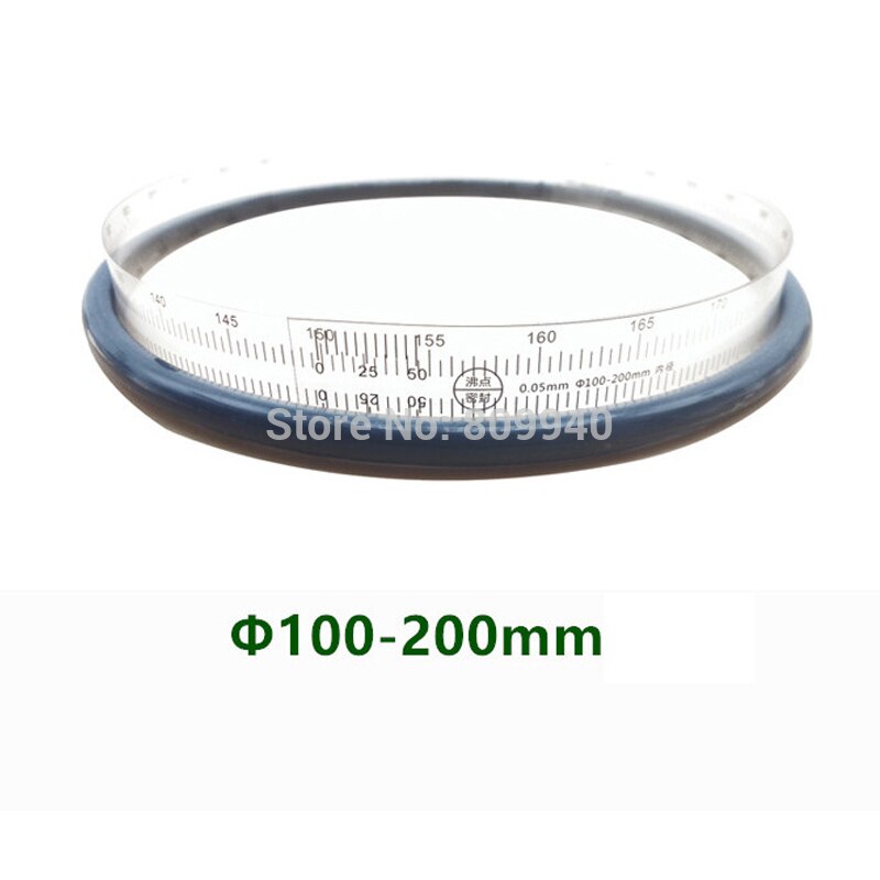 1Pcs 10-350mm Flexible Ruler O-rings Inside And Outside Diameter Ruler Measurement Tool Measuring Ruler