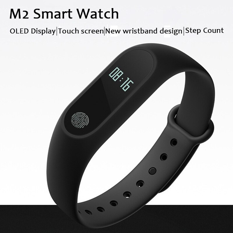 M2 Wasserdichte Intelligente Uhr Armband Schwarz Blau Grün Rot Fitness Tracker Bluetooth Rufen kinder männer silicon sport SmartWatch