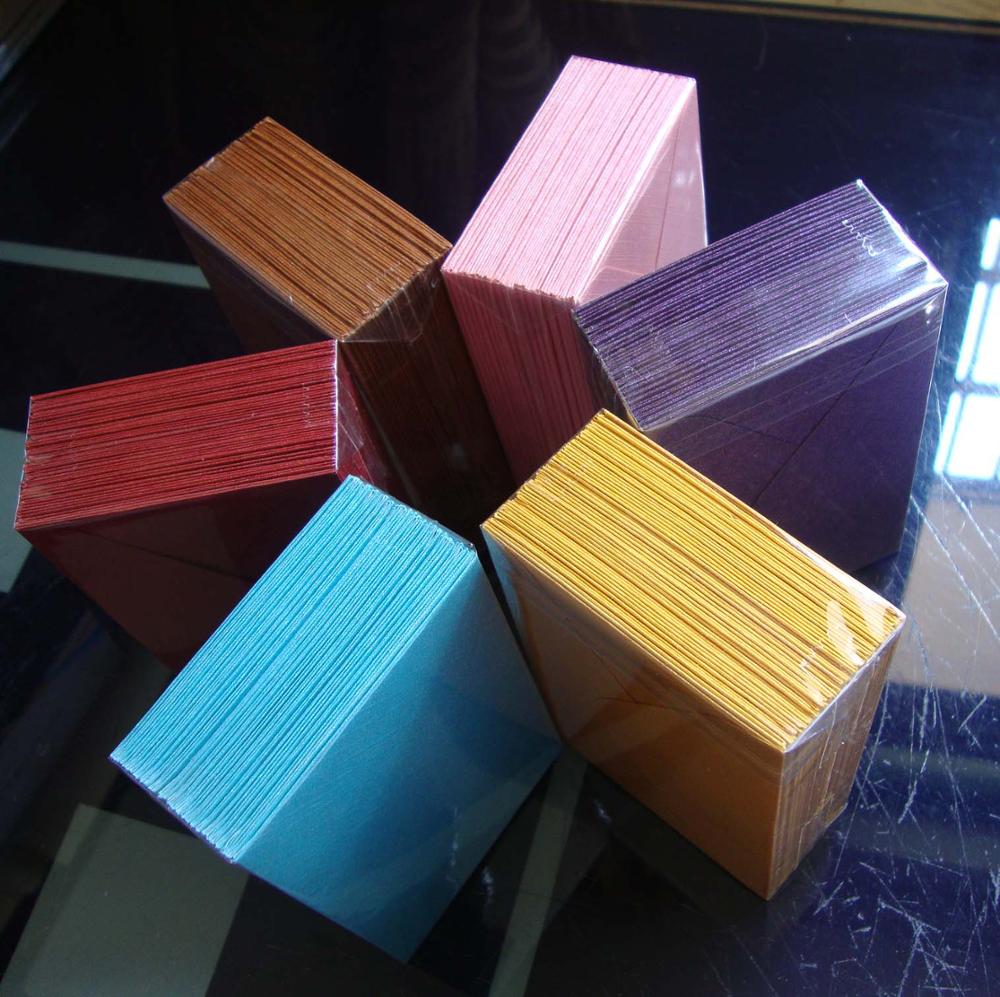 120 gsm guldpapir tomme minikonvolutter 6 x 10cm til vip kreditkort bankkort
