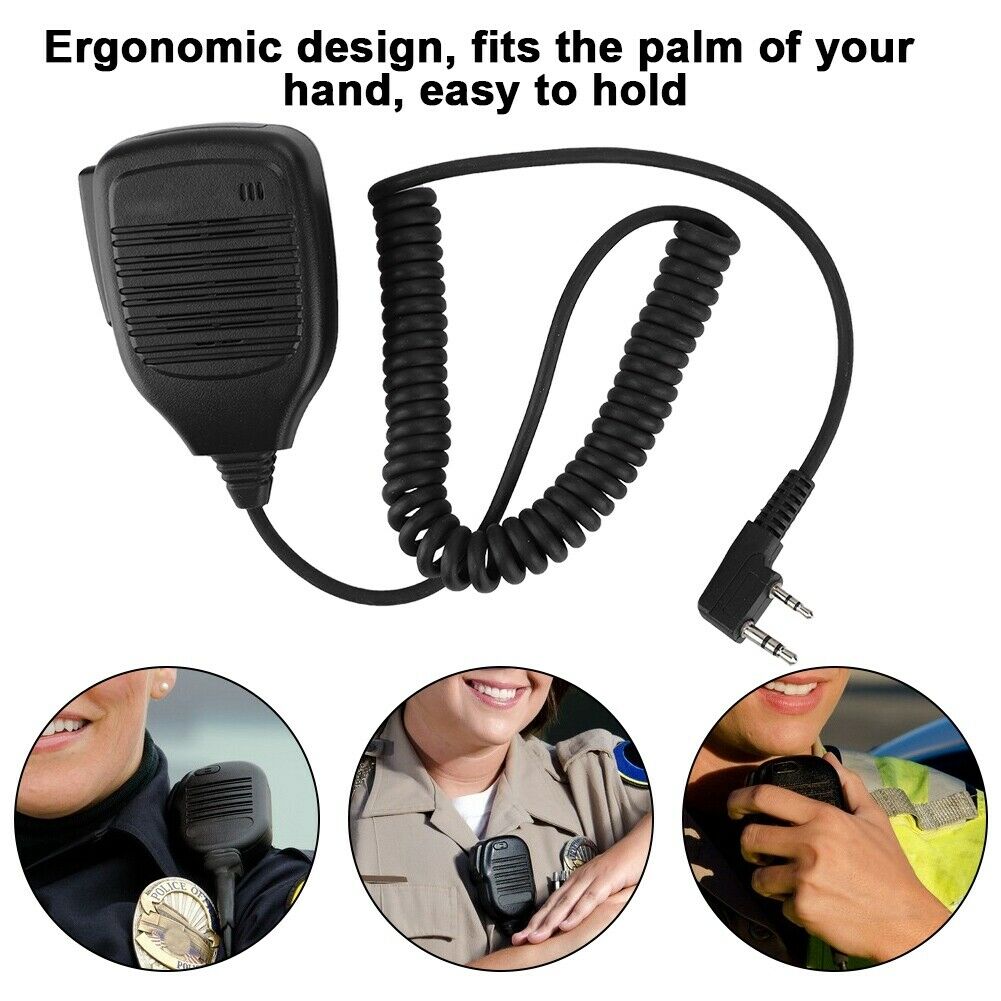 Micro de haut-parleur de Microphone de talkie-walkie tenu dans la main pour la Radio bidirectionnelle de jambon de Baofeng PTT