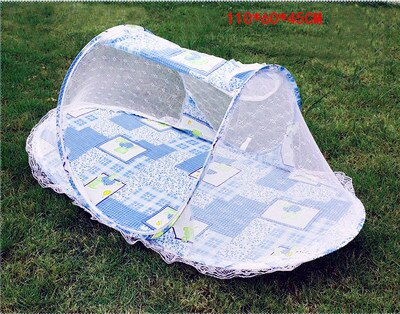 AAG Portable Folding Baby Bedding Crib Mosquito Net Newborn Summer Infant Insect Netting Baby Yurt Mosquito Outdoor Tent 30: MAAG170-navy