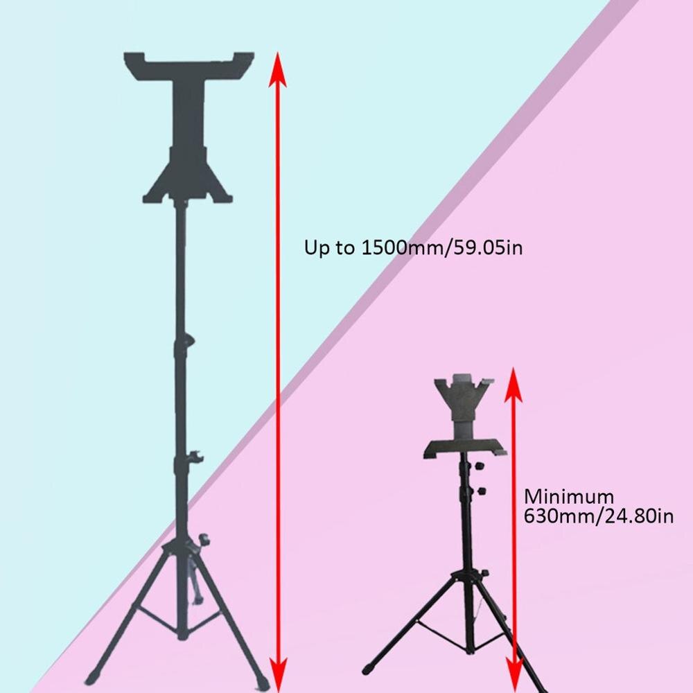 For Tablet Tripod Floor Stand Flexible Triangle Stand Home Theater Bracket Music Rack Mount Support for 7-12.5 inch