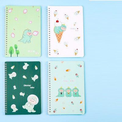 Sakura Notepad Student Stationery Notebook Novelty Cartoon Coil Notebook Cute Notebooks Random Learning Office Supplies: Sky Blue