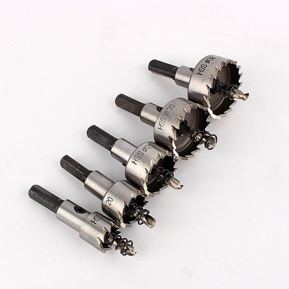 1pc stk . bor i rustfrit stål, metal, kraftig hulsavskærer, 16mm stk. 2 20mm 25mm 30mm 32mm valgfrit