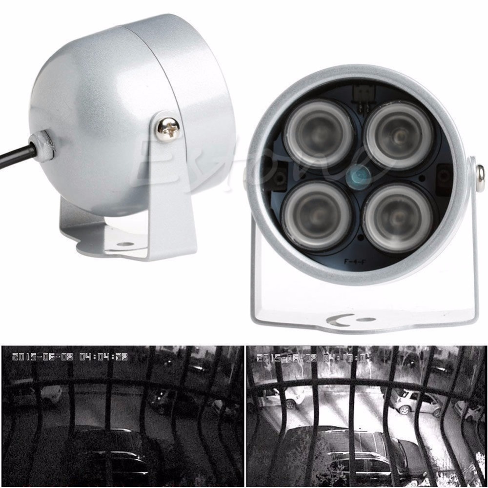 4 LED Infrarood Night IR Vision Light illuminator Lamp Voor IP CCTV CCD Camera