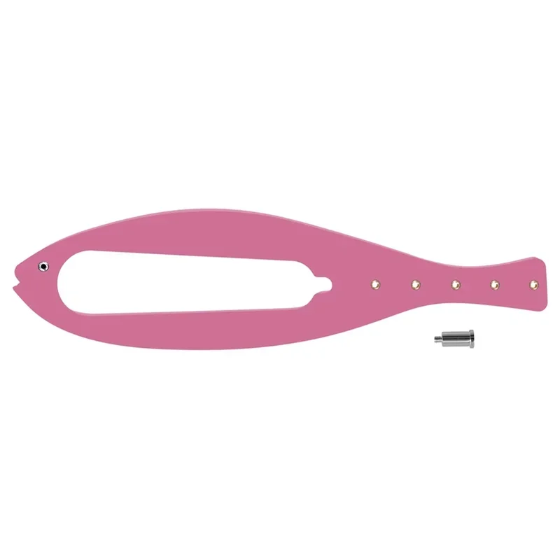 Justerbar bredd kattluckshållare spärr fiskformad snabb flex spärrrem dörrstopp husdjurstillbehör: Guld-