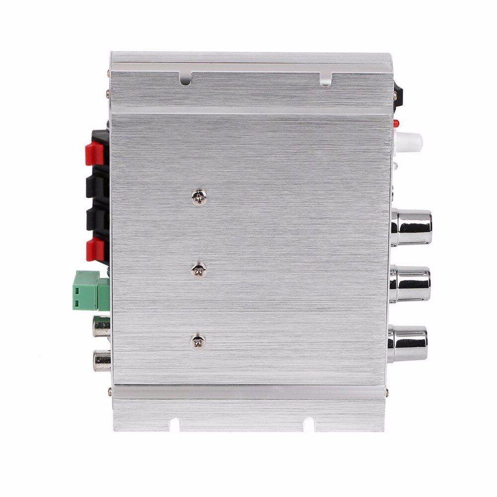 Mini HiFi Sliver 12V 20W CD MP3 Radio Auto Auto Motor Boot Home Audio Stereo Bass Speaker VERSTERKER BOOSTRER Verstärker Voertuig