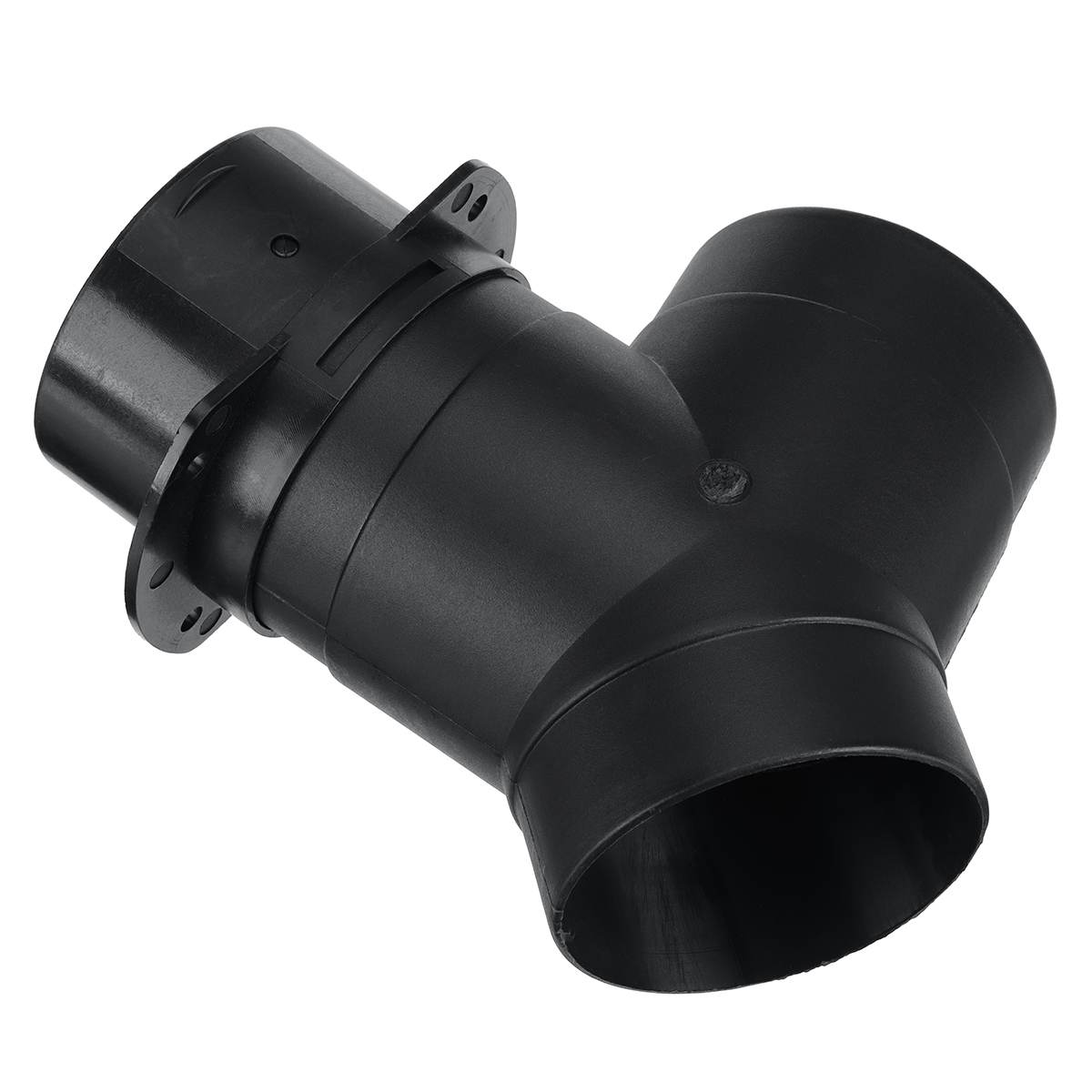 75mm Diesel Parking Heater Warm Air Vent Y Piece Exhaust Connector w/Regulating Valve For Car Heater Accessories