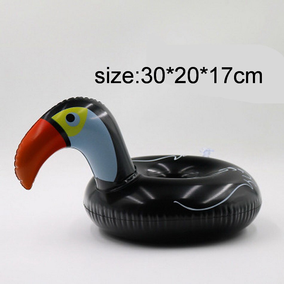Flamingo mugghållare simbassäng leksaker för baby barn pool drink hållare uppblåsbar donut float leksak pool spel party tillbehör